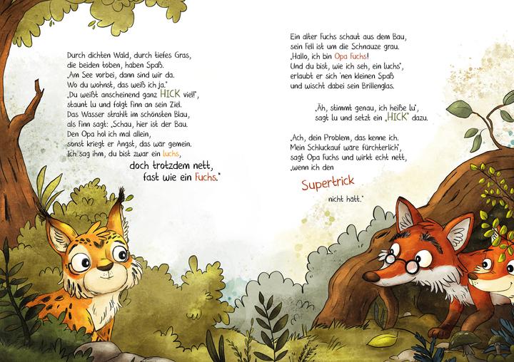 Image du produit Fuchs und Luchs - Freundschaft mit Schluckauf (Allemand, Susanne Weber, Stefanie Reich, 2022)