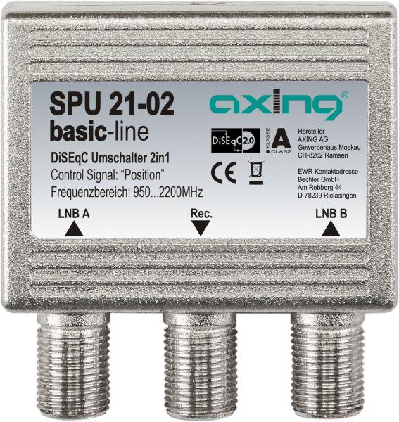 Image du produit Axing DiSEqC relais 2/1
