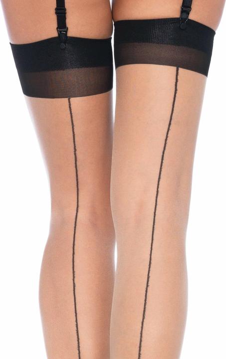 Image du produit Leg Avenue Bas avec couture bicolore (Taille unique)