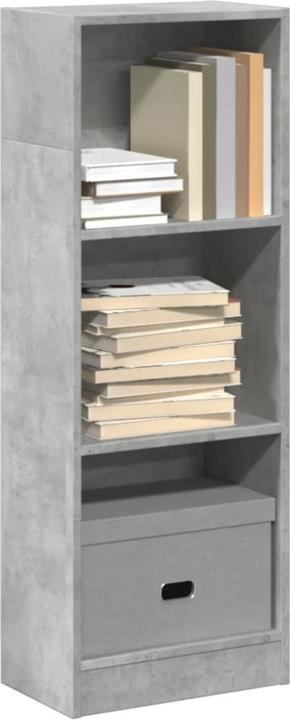 Immagine prodotto VidaXL Bücherregal Bücherschrank Standregal Büroregal Betongrau Holzwerkstoff (40 x 24 x 109 cm)