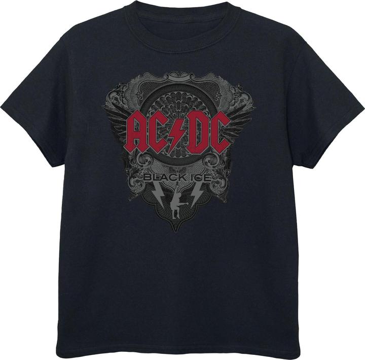 Produktbild AC/DC Schwarzes Ice Logo TShirt Jungen aus Baumwolle (116)