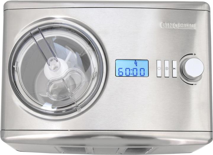 Gino Gelati Machine à glace numérique en acier inoxydable IC-250W Helado