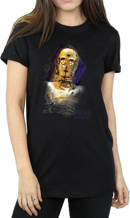 Image du produit Star Wars - T-shirt THE LAST JEDI C-3PO BRUSHED - Femme (3XL)
