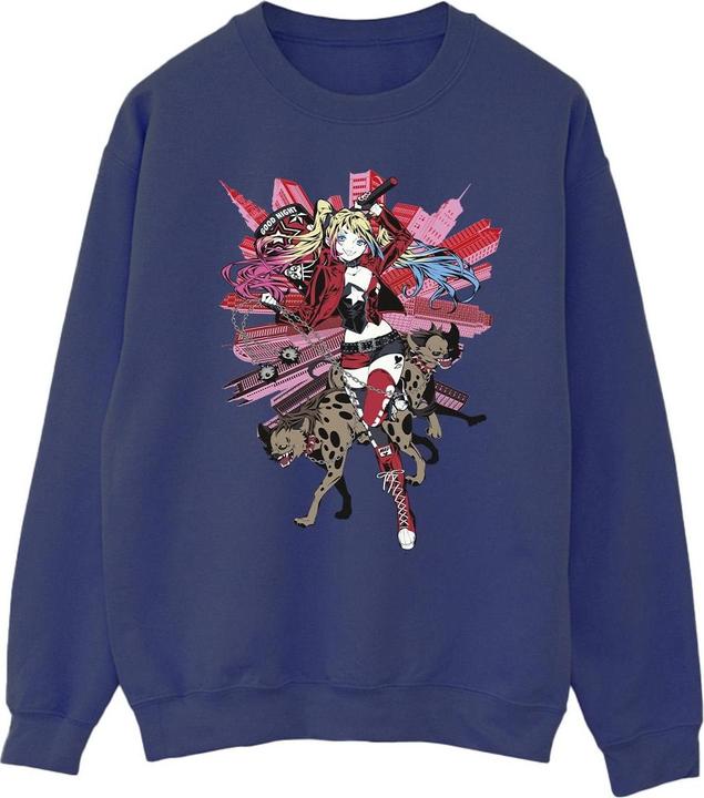 Harley Quinn Hyänen Baumwoll Sweatshirt