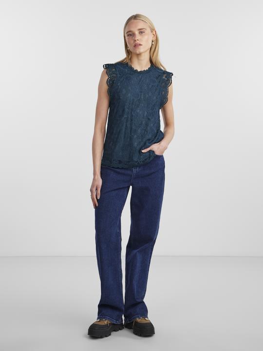 Actual product image Pieces Pcolline Sl Lace Top Noos (L)