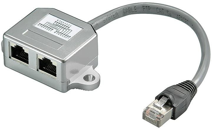 Produktbild MicroConnect Y-ADAPTER RJ45-2xRJ45 M/F 8P (F/UTP, CAT5e, 0.20 m)
