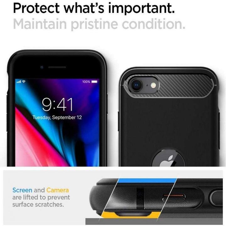 Image du produit Spigen Une armure robuste (Apple iPhone SE (2ème génération), Apple iPhone SE (3ème génération))