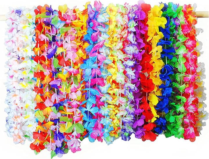 Actual product image I Am Creative Hawaii Blumen Kette Party Accessoires Deko OneSize 36er Set