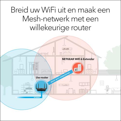 Produktbild Netgear EAX15 WiFi 6 Mesh Extender (1200 Mbit/s, 600 Mbit/s)