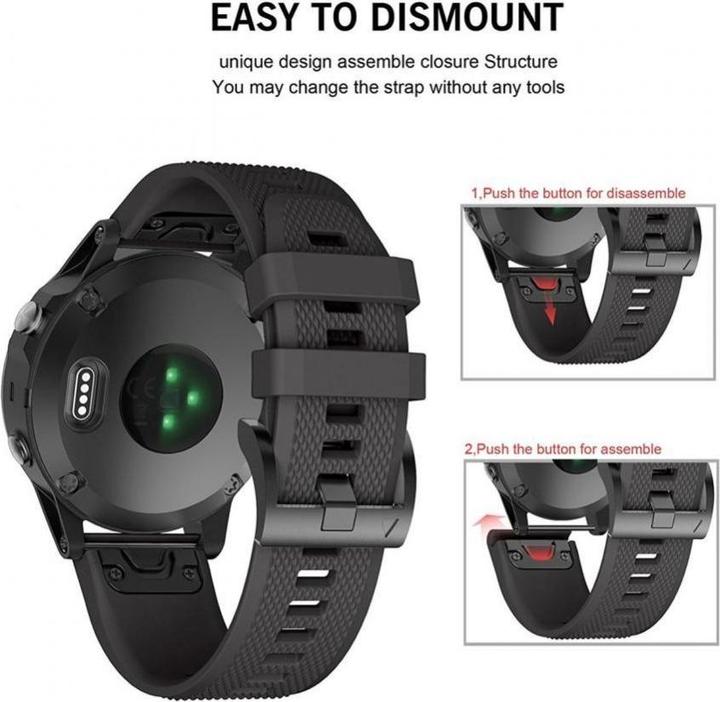 Actual product image Garmin Fenix Strap (26 mm, Plastic, Garmin Fenix 3, Garmin Fenix 5X, Garmin Fenix 3 HR)