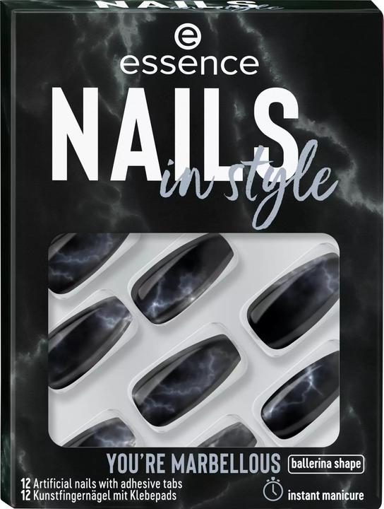 Image du produit essence Vous êtes Marbellous (Ongles artificiels, Noir)
