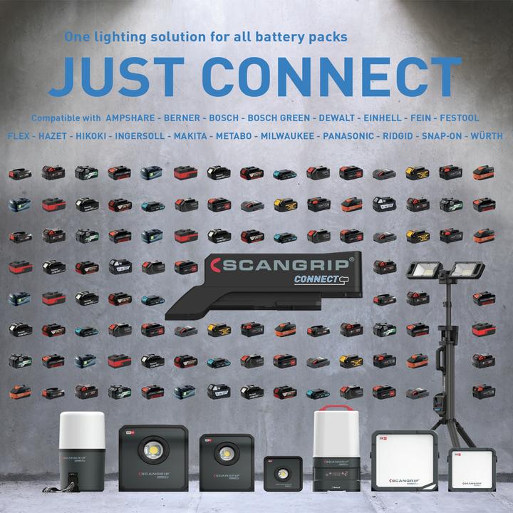 Produktbild Scangrip Connector für Berner 18V-Akkus