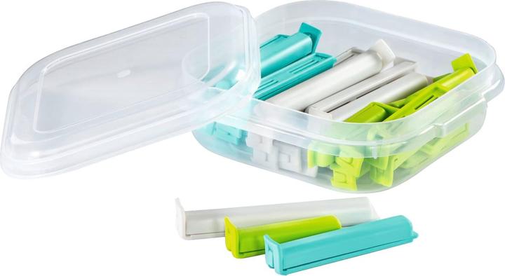 Image du produit Xavax Kit de clips de fermeture d'ustensiles de cuisine avec boîte de rangement pratique (30 x)
