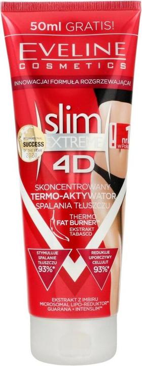 Eveline Cosmetics - Slim Extreme 3D Thermo Fat Burner Slimming Serum Anti-Cellulite - Slimming Serum (250 ml)