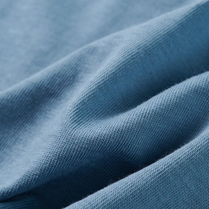 Produktbild VidaXL Kinder-Langarmshirt Mittelblau 116,Material: 100 (116)