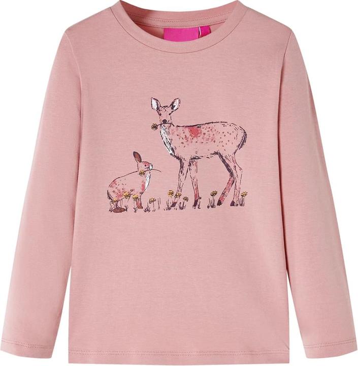 Immagine prodotto VidaXL Camicia da bambino a maniche lunghe rosa 128,Materiale: 95 % cotone. 5 (128)