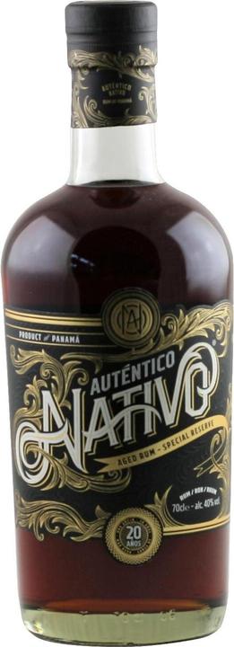 Produktbild Auténtico Nativo Rum Nativo Autentico 20 Jahre 0.7 l (1 x 70 cl)