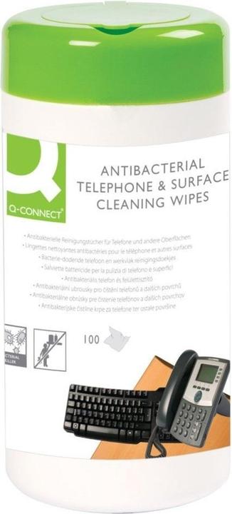 Actual product image Q-Connect Multi-purpose cleaning wipes (100 x)