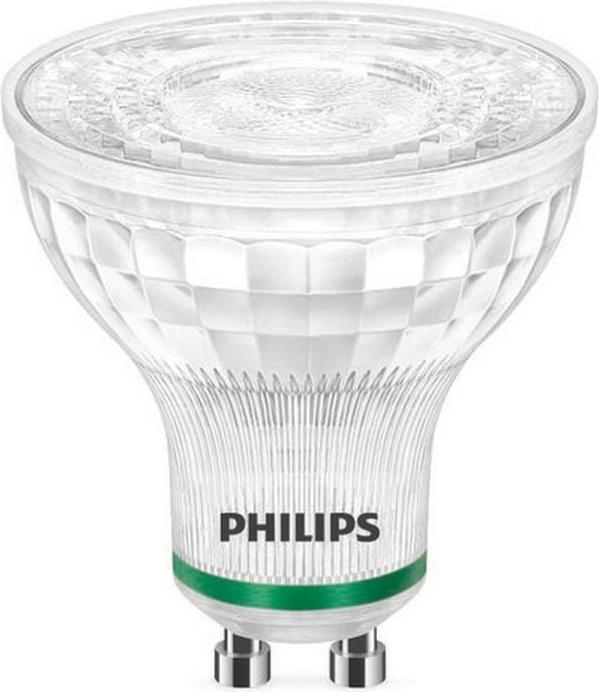 Productafbeelding Philips Klassieke ultra-efficiënte LED lamp met energie-efficiëntieklasse A, vervangt 50W, GU10 lampvoet, wa (GU10, 2.10 W, 375 lm, 1 x, A)