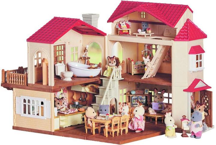 Actual product image Epoch A country house with a red roof