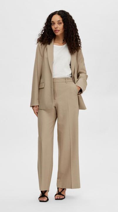 Actual product image Selected Femme Slfeliana Hw Wide Pant B Noos (W34/L32)
