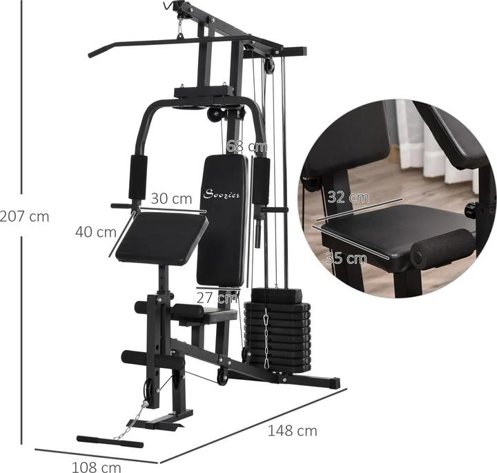 Actual product image SportNow Multigym strength station