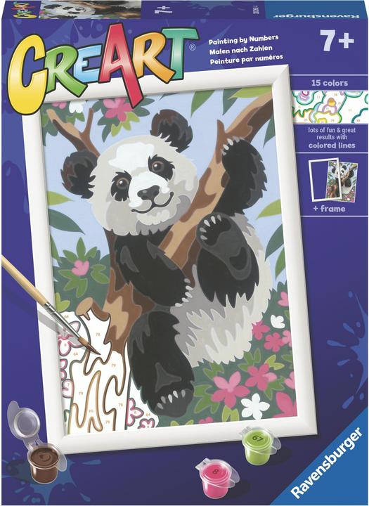 Actual product image Ravensburger CreArt Playful Panda