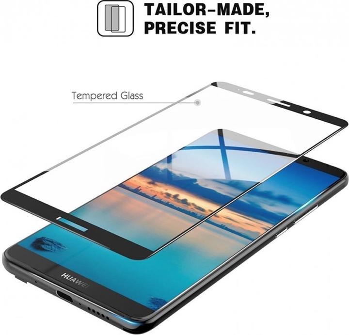 Produktbild Screenguard Huawei Mate 10 Pro Full Screen Panzerglas Schutzfolie 2.5D 9H (1 Stück, Huawei Mate 10 Pro)