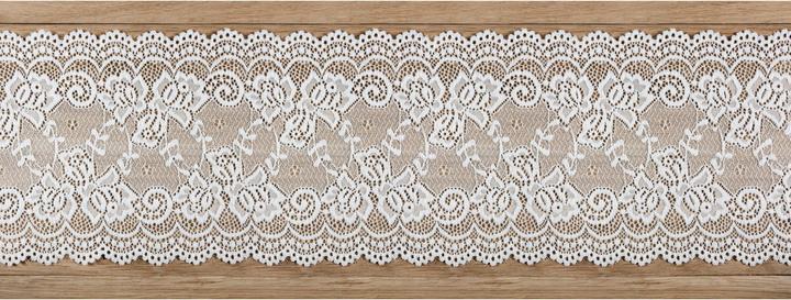 Produktbild Partydeco Stoff Spitze 15 x 900 cm, Weiss