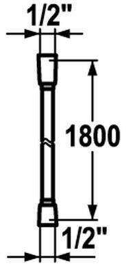 Immagine prodotto KWC Tubo doccia (180 cm)