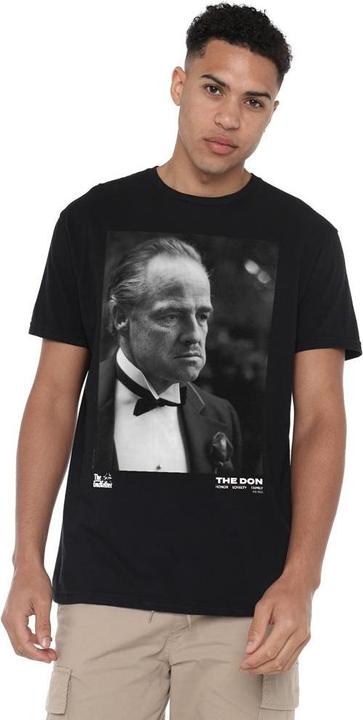 Actual product image The Godfather Mens Don Vito Corleone Photograph T-Shirt (S)