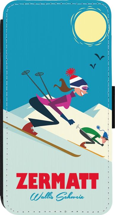 Immagine prodotto PhoneLook Cover Portafoglio nero Zermatt Ski Downhill (Apple iPhone 13 Pro)