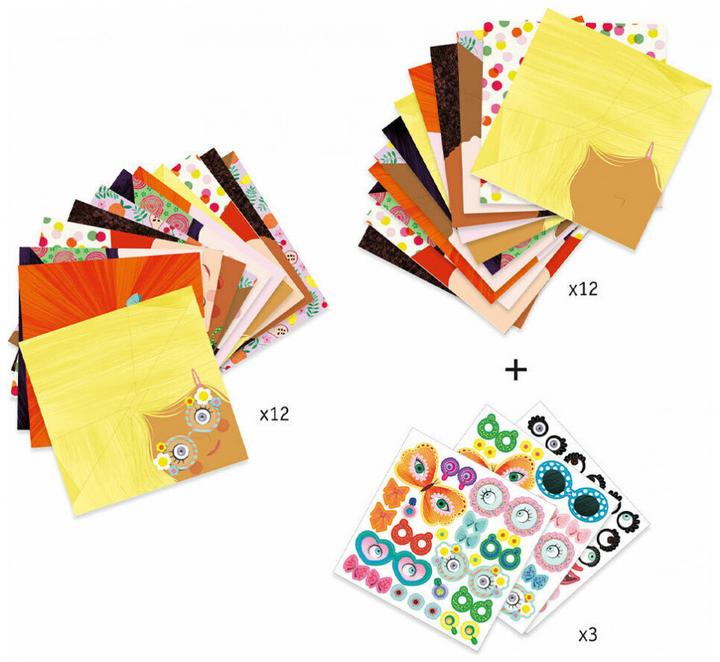 Actual product image Djeco Origami faces