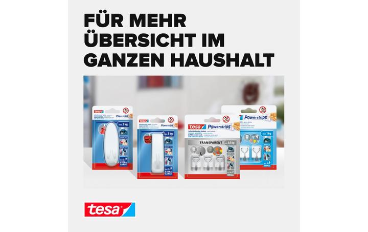 Productafbeelding tesa Powerstrips zelfklevende haak XL