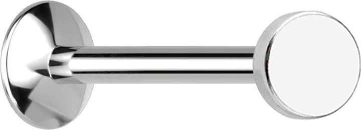 Immagine prodotto Star Piercing Micro UFO Labret filo interno argento con disco (senza ottone, Acciaio chirurgico 316L)