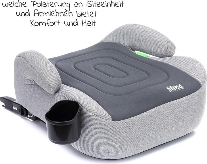 Actual product image Fillikid Booster seat with Isofix (Booster seat, ECE R129/i-Size Standard)
