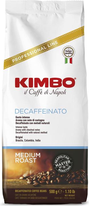 Actual product image Kimbo Espresso Decaffeinato 500gr. Beans (500 g, Medium roast)