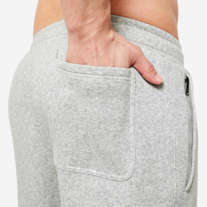 Immagine prodotto Domyos Pantaloni da jogging caldi da uomo - 100 grigio (3XL)