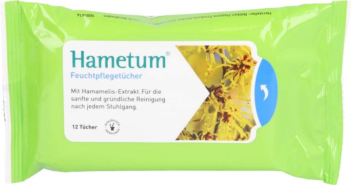 Produktbild Hametum Feuchtpflegetücher, 12 St. Tücher (Intimtücher)