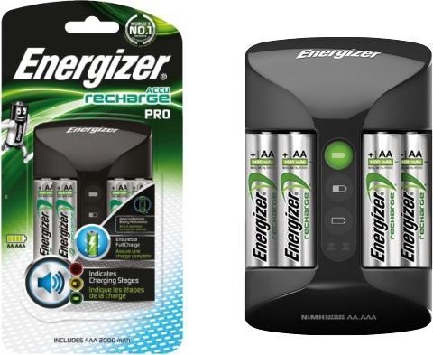 Immagine prodotto Energizer Ricarica Pro (4 pz., AA, 2000 mAh, Batteria + Caricabatterie)