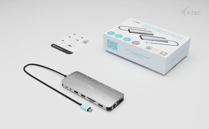 Produktbild i-tec USB-C Nano 3x LCD Dock (USB-C, 3 Ports)
