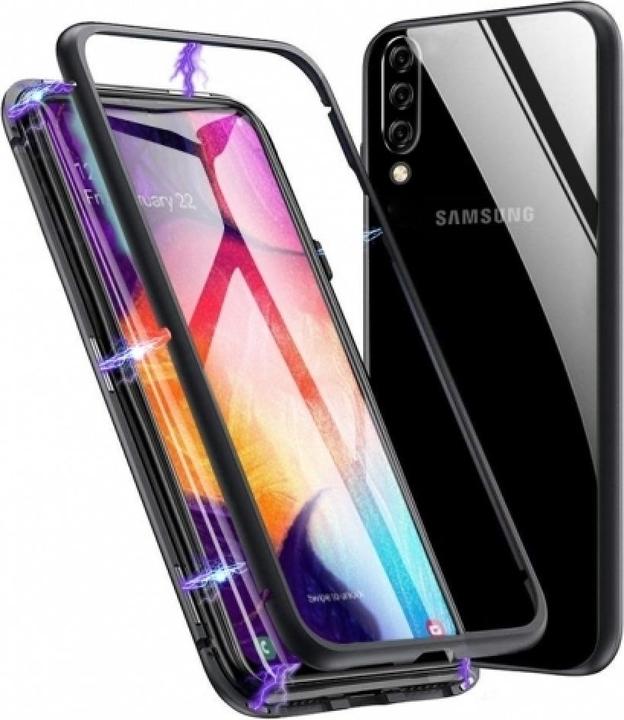 G-Case Samsung Galaxy A70 Aluminium Magnetic Glass Case Hülle (Samsung Galaxy A70)