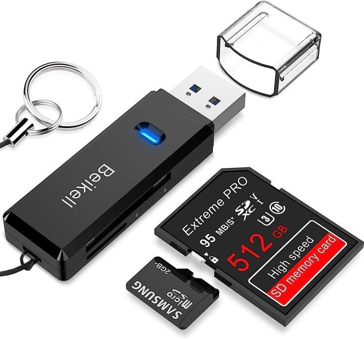 Actual product image Beikell Card reader 2-in-1 MiniPro (USB 3.0)