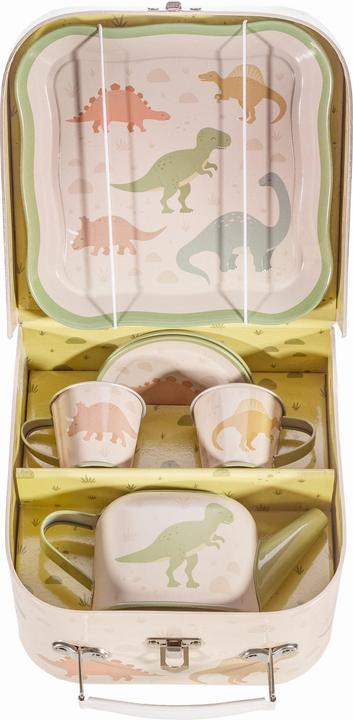 Activity Board Dinosaur children's tea for two set, dinosaur teapot, pretend play