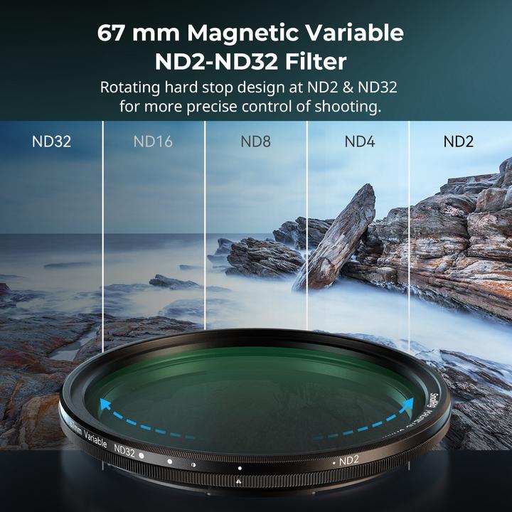 Produktbild SmallRig 5-in-1 Attachable Filter Kit (67 mm, Black Mist Filter, 67 mm)