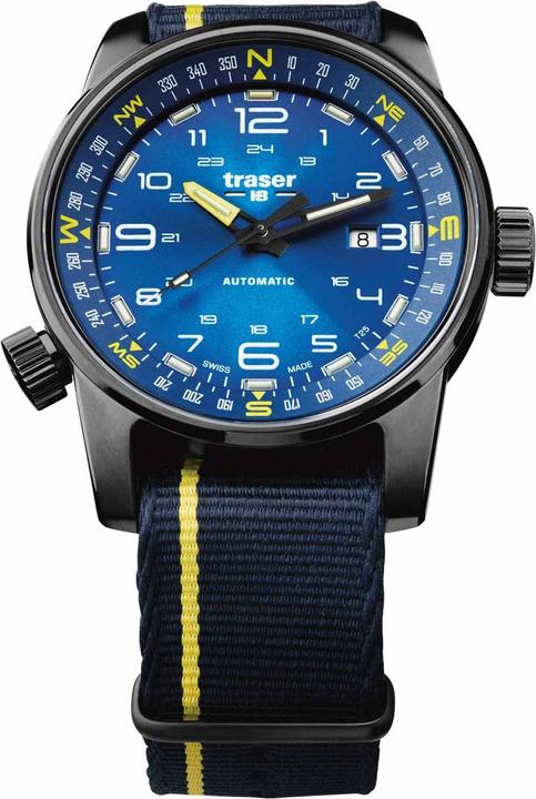 Actual product image Traser P68 Pathfinder Automatic (Analogue wristwatch, 46 mm)