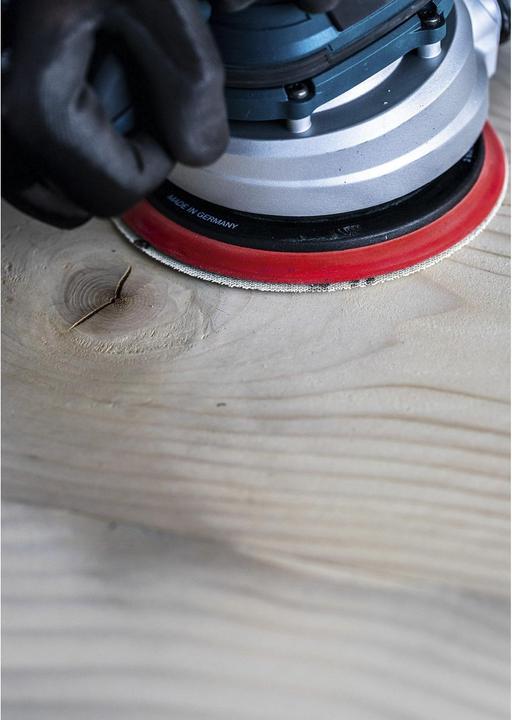 Actual product image Bosch Professional Zubehör EXPERT M480 Sanding net for random orbital sander, 150 mm, G 400, 5 pieces (400)