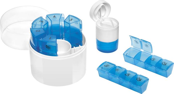 Actual product image First Aid Only 7 DAYS medication doser with tablet divider