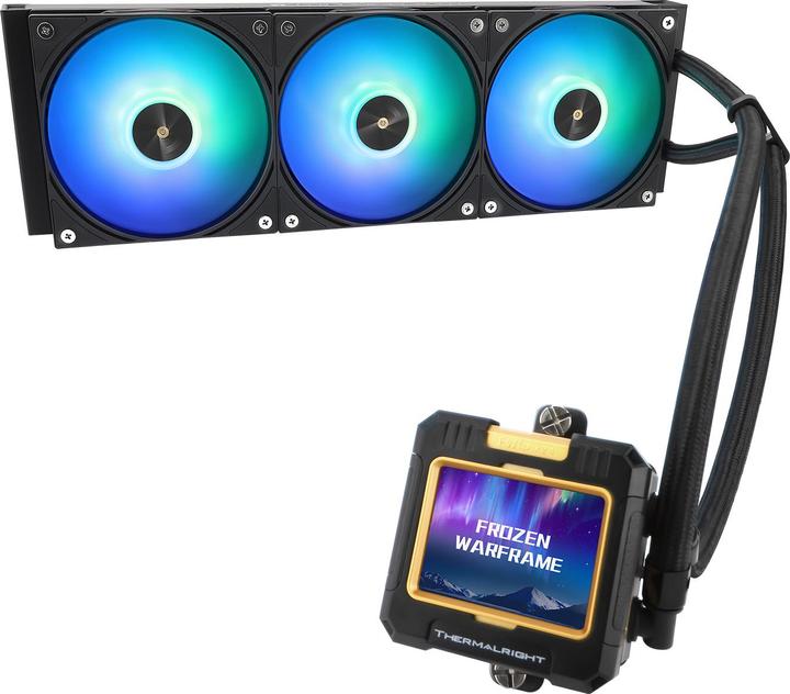 Image du produit Thermalright Frozen Warframe 360 Black ARGB - AIO, 360mm, LCD