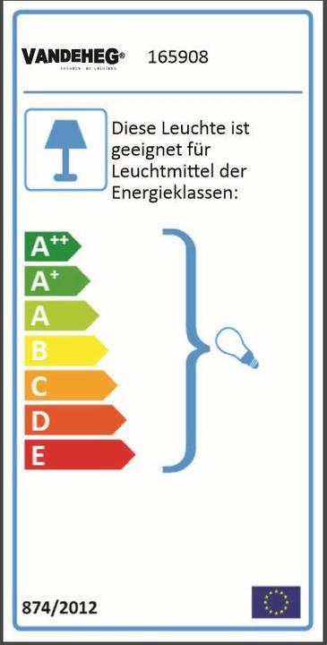 Energie-Label Vandeheg Sun (E27)